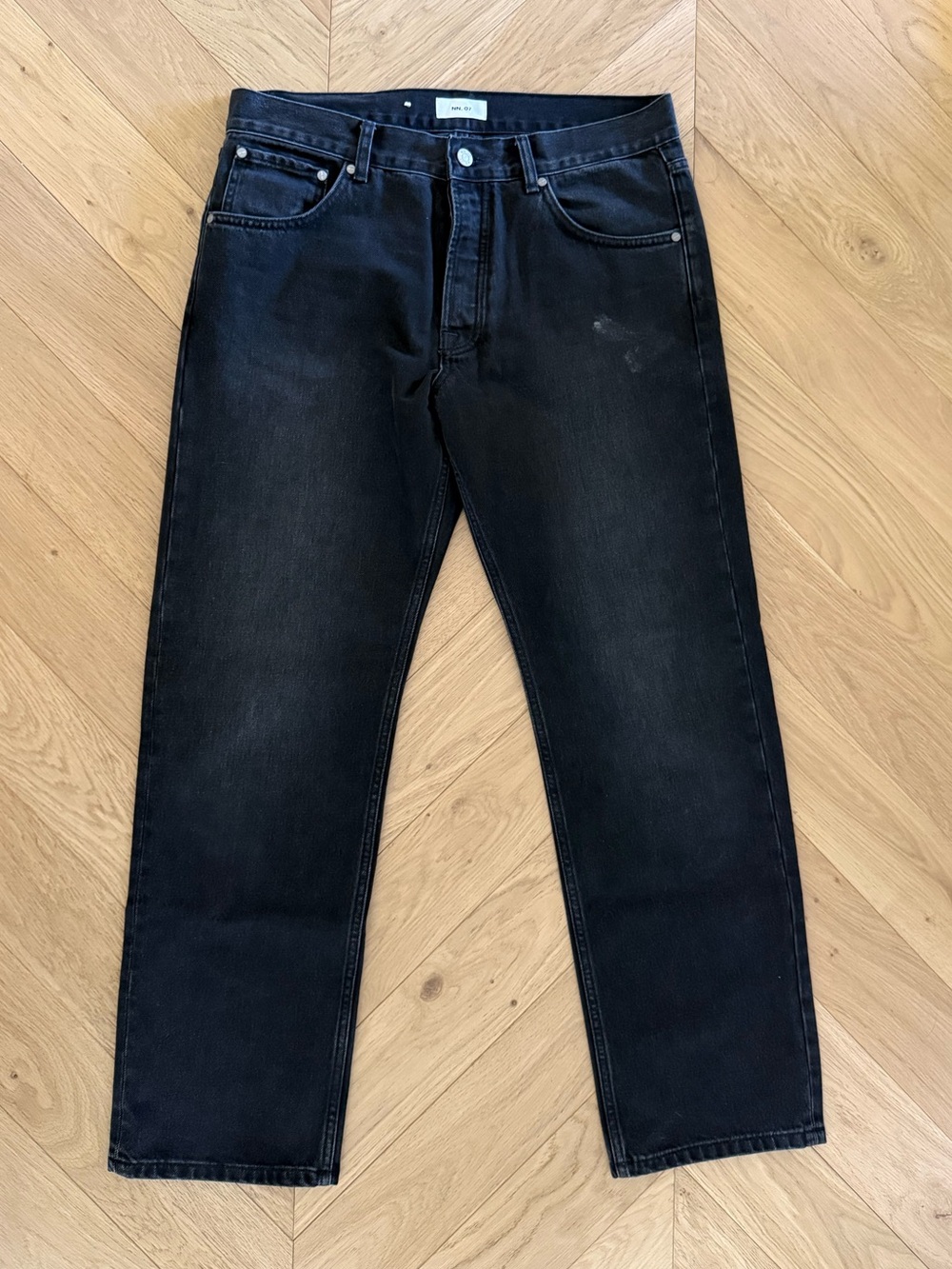 NN. 07 Men's Black Relaxed Fit Jeans